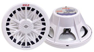 Pyle PLMRW10 10 pouces 500 watts 4 ohm Subwoofer marin résistant à l'eau - blanc