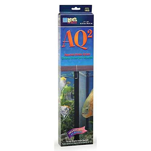 Lee's AA6854 AQ2 Aquarium Divider in Black (40/60 Gallon)