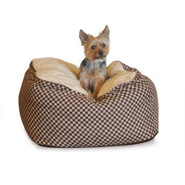 K&H Manufacturing Cuddle Cube Pet Bed - Mocha