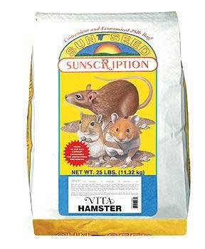 Sun Seed 90039 Vita Hamster Food 25 Lb
