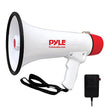 Pyle PMP48IR 40Watt Professional Rechargeable Batteries Megaphone Bullhorn, Aux (3.5mm) Input for MP3/Music, Siren Alarm