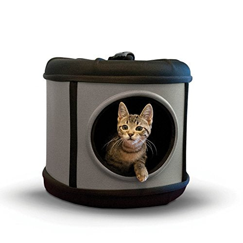 K&H Manufacturing Mod Capsule For Pets (Gray/Black, 17x17x15.5)