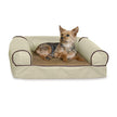 K&H Manufacturing 4259 Memory Foam Cozy Sofa White Chocolate (33x24)
