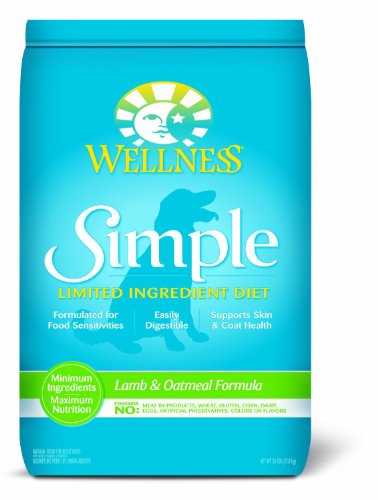 Bien-être alimentaire simple d'agneau et d'avoine à chiens secs à chiens 26 lb