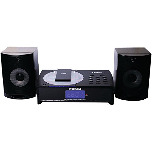 Sylvania Bluetooth, CD Micro System with FM Radio and Clock