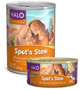 Halo Canned Dog Food - Lamb Formula - Case of 12 x 13.2 oz cans