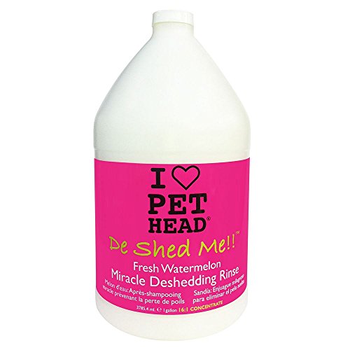 Pet Head 31283 De Shed Me Miracle Deshedding Rinse Concentrate Shampooing 1 Gall
