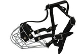 Angel Pet Supplies Miami Wire Cage & Leather Muzzle
