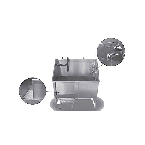Petmax GG1201 Pro plus Stainless Steel Bathtub 50x28x57.5 in