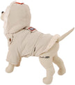 Petego Dogrich Alaskan Cream Winter Dog Coat, 18-Inch Length, 28-Inch Girth