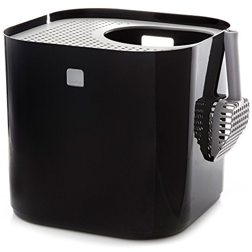 Modkat Litter Box. Looks great out, keeps litter in. (Black)