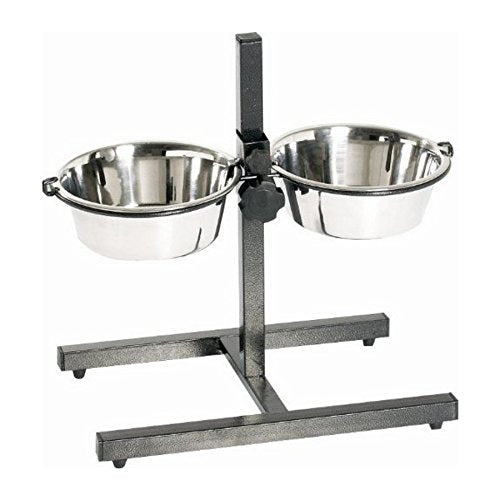 Indipets SST Adjustable Double Diner with 2 Bowls
