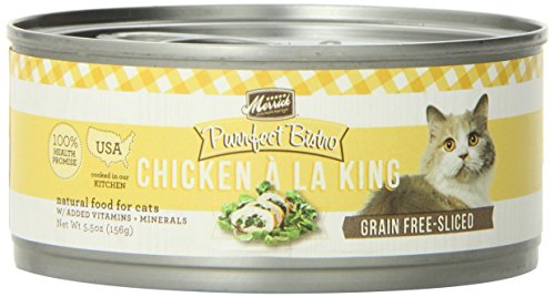 Merrick Purrfect Bistro Chicken A'La King, Large, Yellow