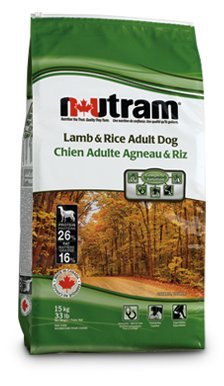 Nutram Lamb & Rice Dog Food 15kg