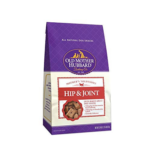 Old Mère Hubbard Mother's Solutions Hip & Joint Crunchy Natural Dog Treats, Sac de 20 onces