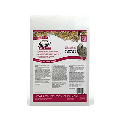 Zupreem BB3270 Smart sélectionne les aliments pour oiseaux Parrot & Conure (6,8 kg)