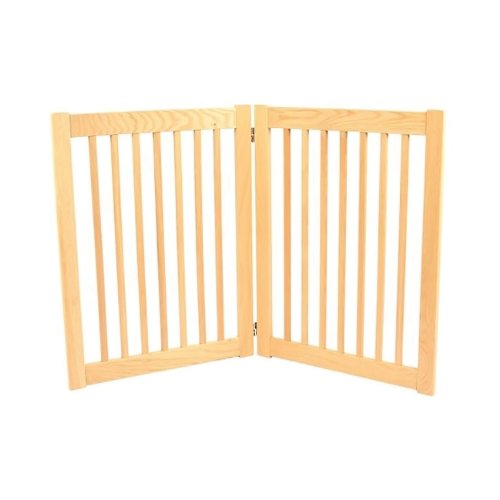 Legacy Outdoor Pet Gate in Solid White Oak