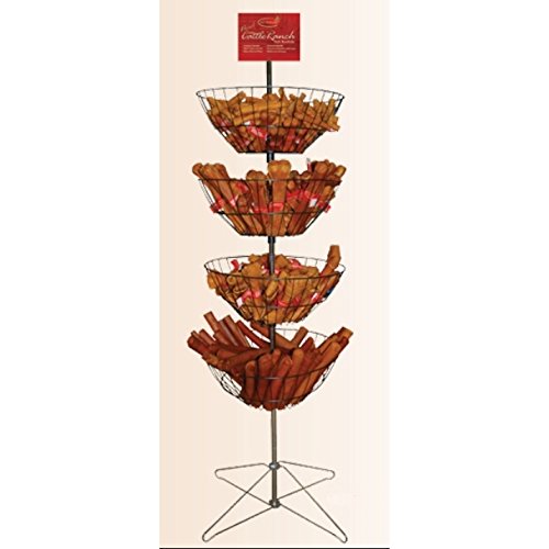 Petmax DD6600 Cattleranch Porkhide Basket Display 640pc