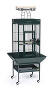 Prevue Pet Products Wrought Iron Select Bird Cage, 18-Inch by 18-Inch by 57-Inch, Jade Green