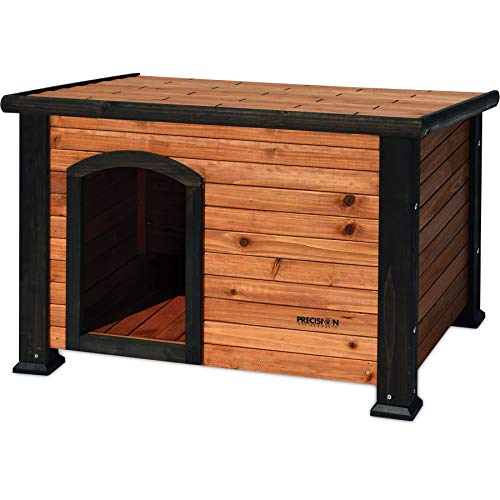 Precision Pet Outback Log Cabin Dog House, Large, 45 1/2x33x33-Inches