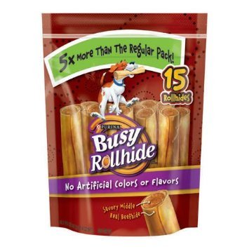 Purina Busy Bone 13699 Rollhide Small & Medium Dog Treats 10/113 GM
