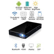 Exquizon DLP Projecteur intelligent Android 7.0 1G RAM + 8G ROM MINI Portable Projecteur, support WiFi USB HDMI Bluetooth TF, For Home Theatre Business Meeting Traveling (P8i)