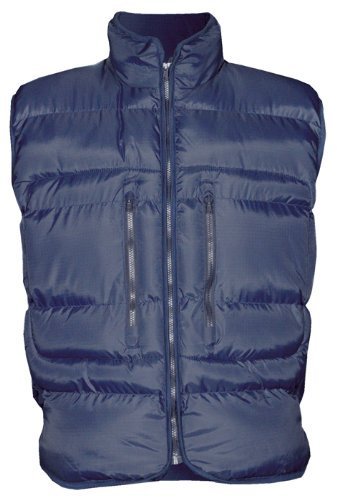 N047V Nylon Vest 210 Denier With Acrylic Coating Navy - S-3XL (Navy, S)