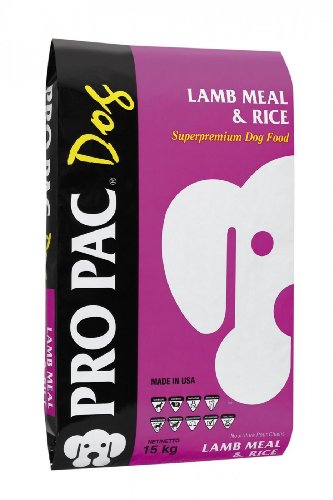 Pro Pac adulte d'agneau et de riz aliment de chiens 15 kg