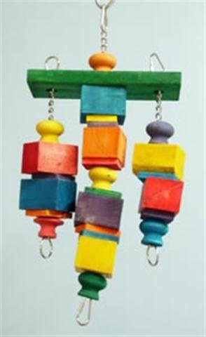 Zoo max dus610 tsadog petit / moyen jouet d'oiseau en bois 13 en x 7