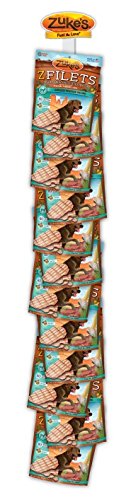 Zuke's Z Filet Grain Free Venison Dog Treats 3.25OZ 12PC/Clipstrip