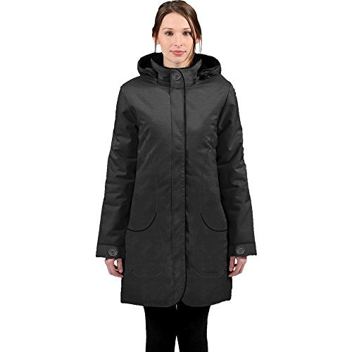 Naturmania AlizÃ©e 44618 Women's 36inch Karine Jacket (Black, Small)
