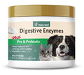 Enzymes digestives naturvets plus probiotiques pour chiens et chats, poudre de 8 oz, fabriquée aux États-Unis