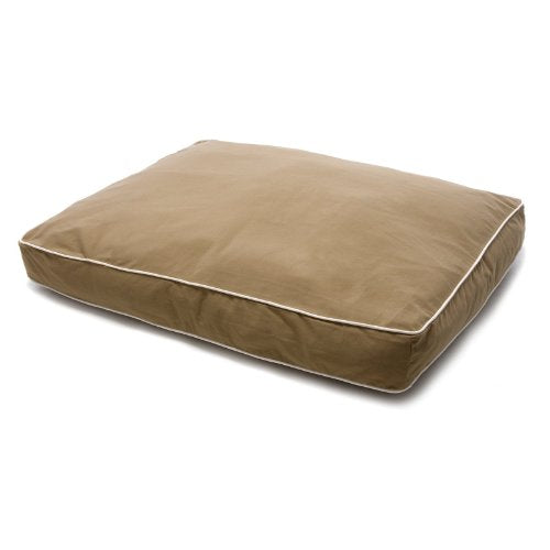Chien devenu Smart Rectangular Pet Bed Khaki 30 x 40
