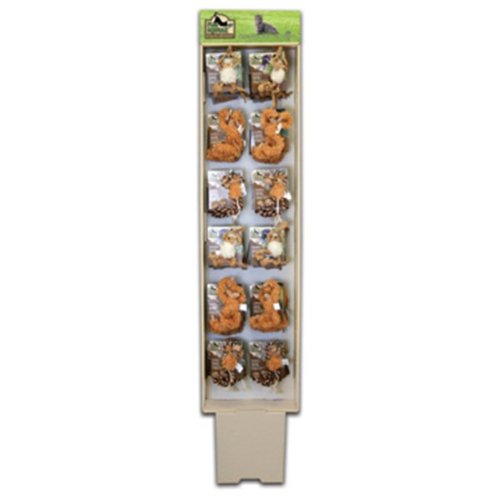 Ourpets play-n-squeak hanging souris affiche 48pc