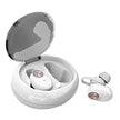 Sport Wireless Earbuds Bluetooth Headset with Charging case Headphone Noise Cancelling (White)