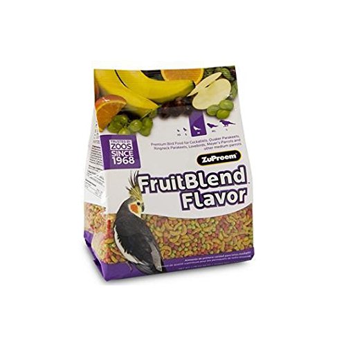 ZuPreem BB3312 FruitBlend With Natural Fruit Flavors Bird Food (Medium - 17.5 lbs)