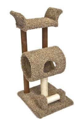 Ware Manufacturing Sisal and Wood Lounge Around-N-Scratch pour les chats et les petits animaux de compagnie, petit