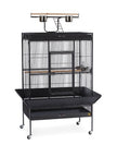 Prevue Pet Products Wrought Iron Select Bird Cage, 30-Inch by 22-Inch by 63-Inch, Black Hammertone