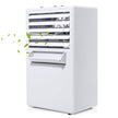 Fitfirst Portable Air Conditioner Fan, 3 in 1 Personal Space Air Cooler, Humidifier, Purifier, Desktop Cooling Fan Personal Table Fan Used Office Home Kitchen(White)
