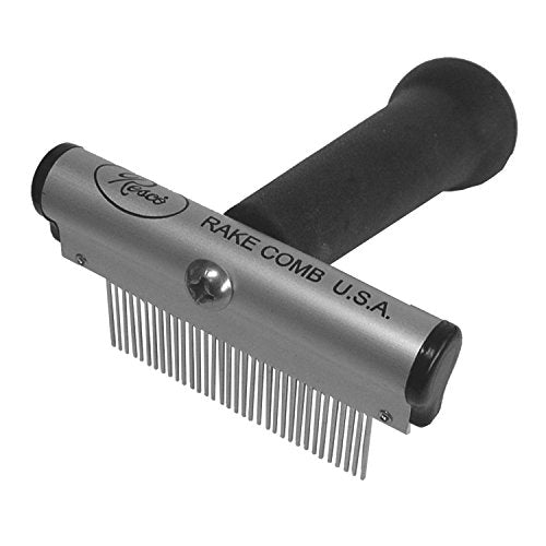 Resco Soft 37445 Poignée de râteau de peigne avec une dent fine de 1 pouce