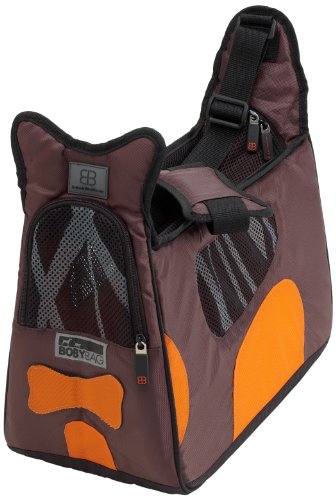 Petego Boby Bag Forma Frame Brown Orange Bamboo Pattern