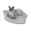 Pioneer Pet 3850 SmartCat Corner Litter Box In Gray