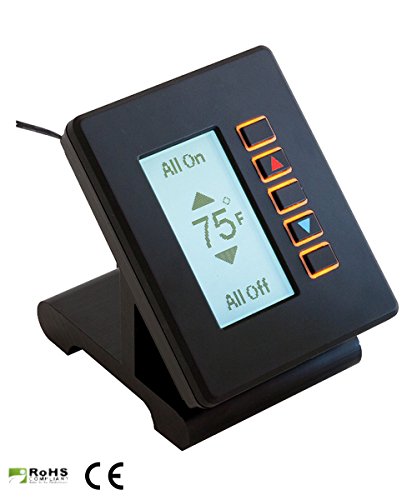 Evolve LCD-1T Z-Wave Tabletop 5-Button LCD Controller - Black