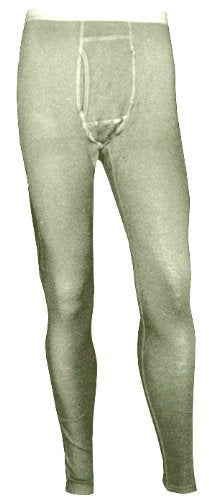 N200PH WOOL THERMO Pant 100% Merino Wool For Men's Black Moss Green - S-3XL (Moss Green, M)