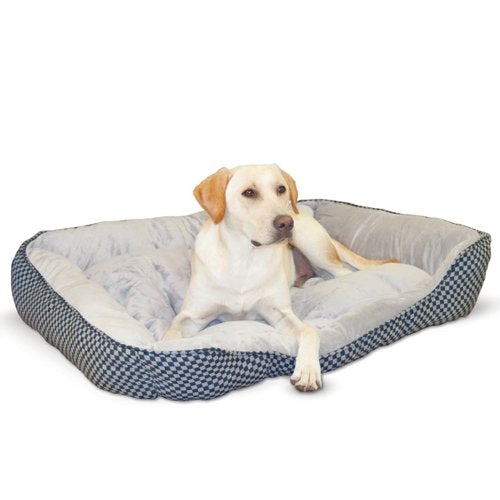 K&H Manufacturing 3167 Self Warming Lounger Sleeper Bed For Dogs (Black, 32x40)