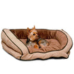 K&H Manufacturing Bolster Couch Pet Bed, Small 21-Inch by 30-Inch, Mocha/Tan