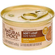 Nutro Natural Choice 10104249 Soft Loaf Duck Recipe Adult Cat Food 24/3OZ