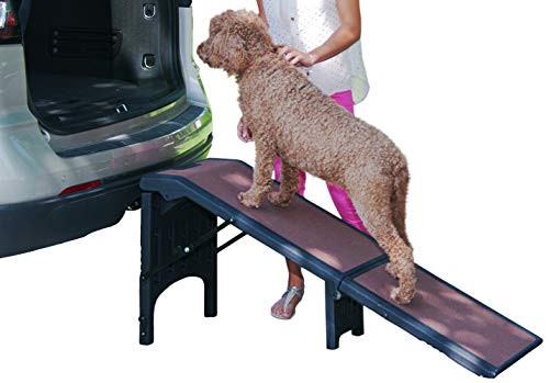 Pet Gear Free Standing Pet Ramp, Extra Wide, Chocolate