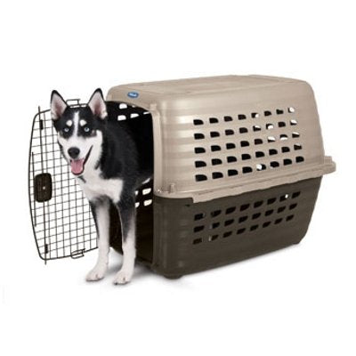 Petmate Navigator Pearl Kennel InTan/Brown For Dogs (36x23.3x14)