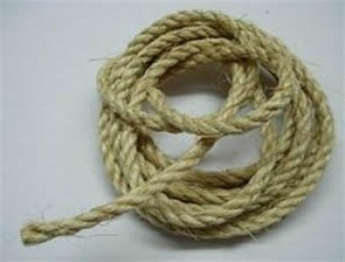 Zoo Max DUS235 Natural Sisal Rope .25in x 10ft